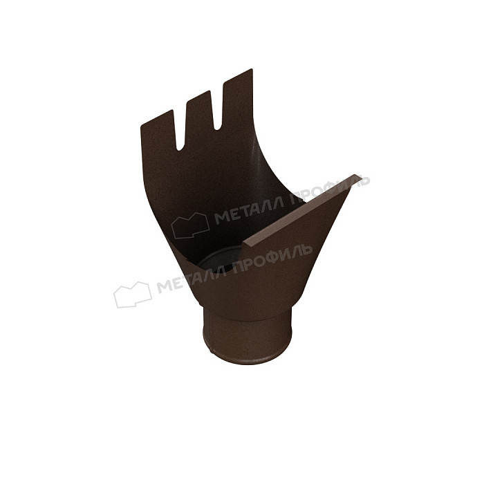 Воронка водосборная МЕТАЛЛ ПРОФИЛЬ Foramina PUR D100/300 Ral 9010