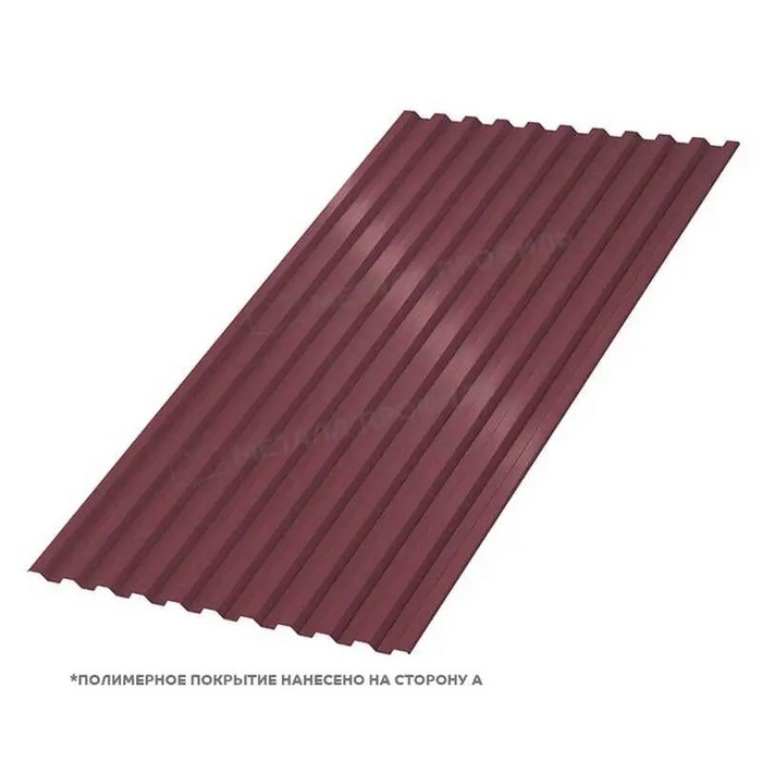 Профлист Металл Профиль С-21 0,45 VikingMP® RAL 3005 Красное вино