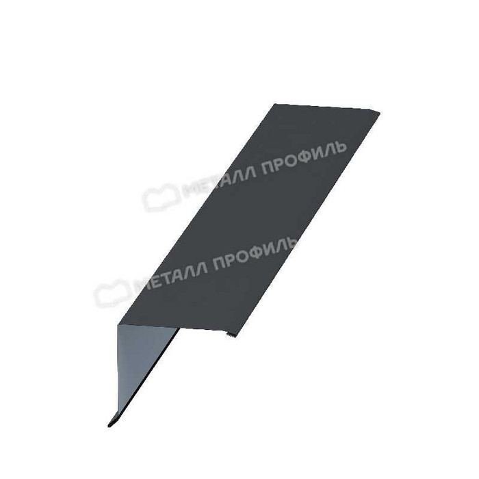 Планка торцевая 135х145х2000 (VikingMP-01-9005-0.45)