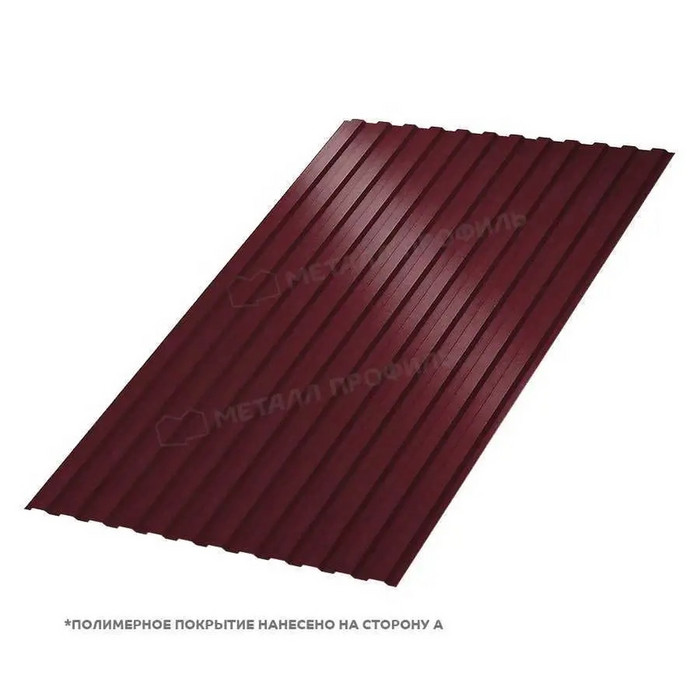 Профлист Металл Профиль МП-10 0,5 PURMAN® RAL 3005 Красное вино | B