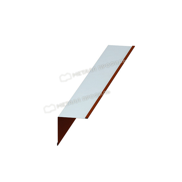 Планка угла внутреннего 115х115х2000 (ECOSTEEL-01-МореныйДуб-0.5)