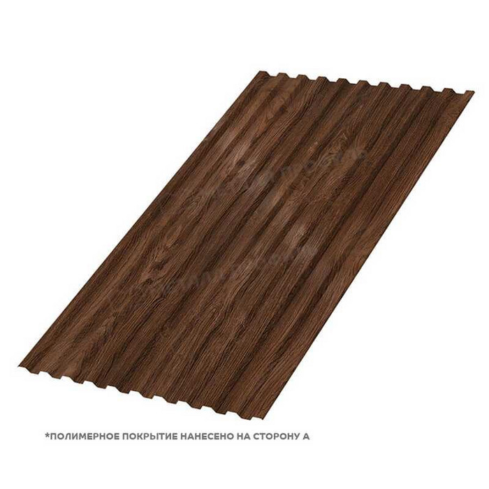 Профлист Металл-Профиль С-21 ECOSTEEL® 0.5 мм Мореный Дуб