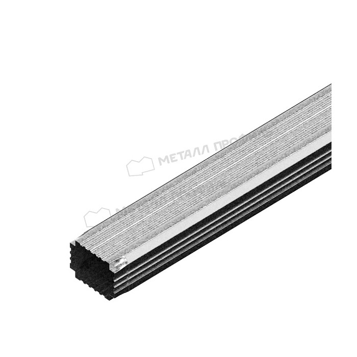 Труба водосточная МЕТАЛЛ ПРОФИЛЬ БЮДЖЕТ 76х102х3000 Ral 3011