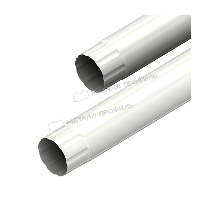Труба соединительная МЕТАЛЛ ПРОФИЛЬ GRANDSYSTEM D90х1000 Ral 9010