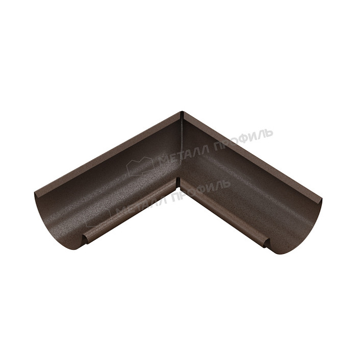 Угол желоба внутренний МЕТАЛЛ ПРОФИЛЬ Foramina Freeze D125 DarkBrown